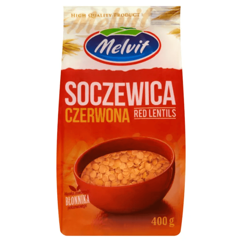 MELVIT Soczewica czerwona 400 g