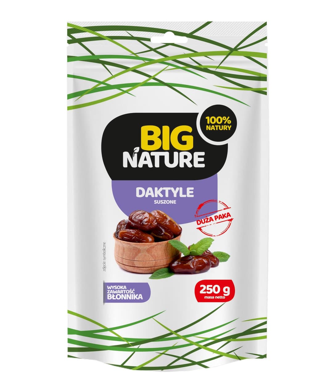 BIG NATURE Daktyle suszone bez pestek 250 g
