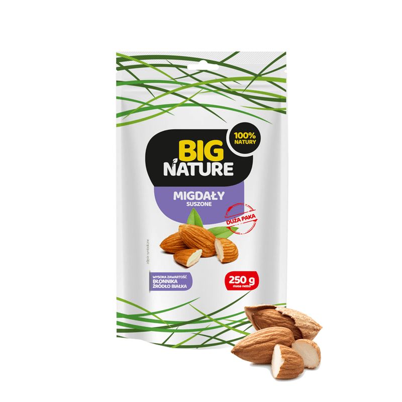 BIG NATURE Migdały całe 250 g
