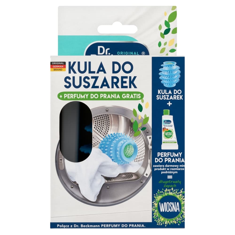 DR. BECKMANN Kula do suszarek + perfumy do prania Wiosna 50 ml