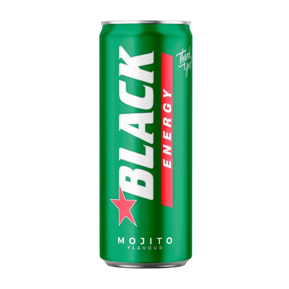 BLACK ENERGY Gazowany napój energetyzujący Mojito 250 ml