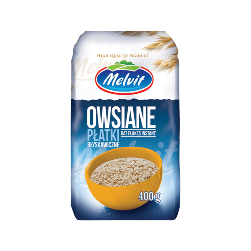 MELVIT Płatki owsiane błyskawiczne 400 g