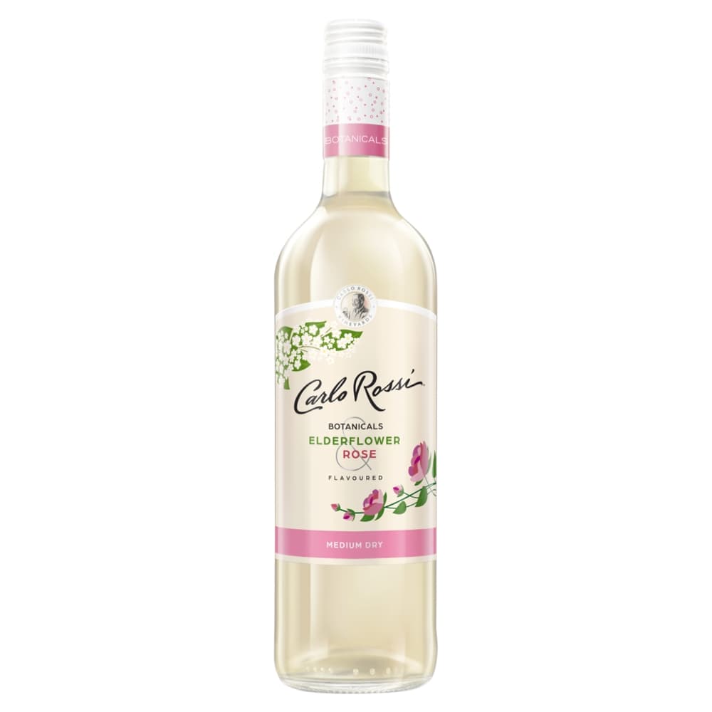 CARLO ROSSI BOTANICALS Elderflower & Rose 750 ml