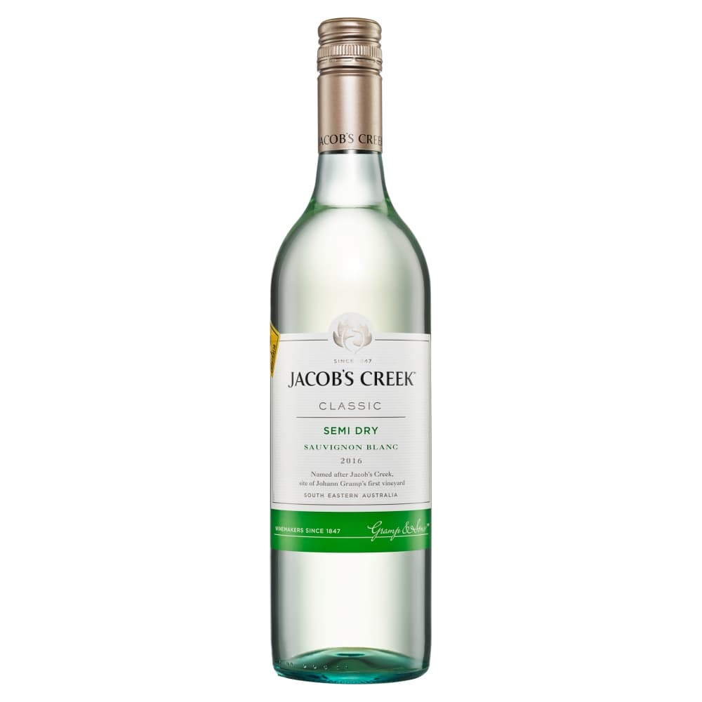 JACOB'S CREEK Wino australijskie Sauvignon Blanc białe półwytrawne 750 ml