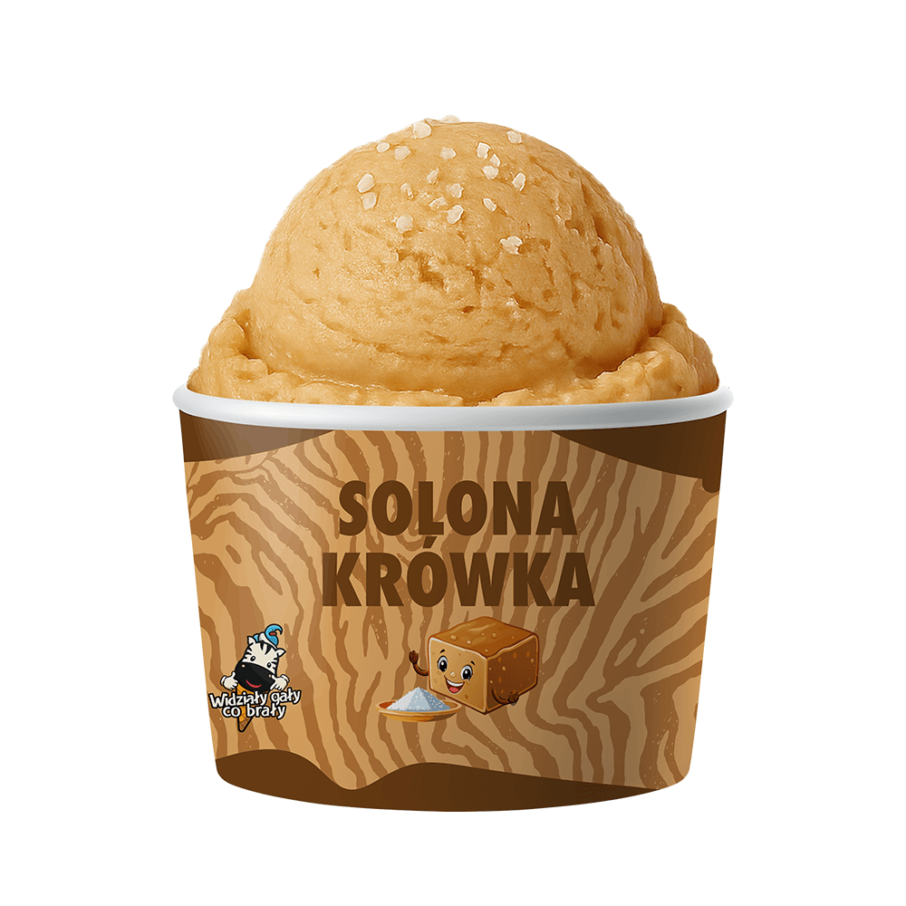 WIDZIAŁY GAŁY CO BRAŁY Lody solona krówka 220 ml