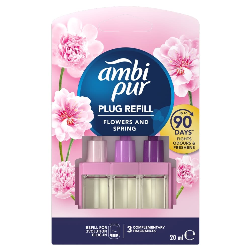 AMBI PUR Wkład do elektrycznego odświeżacza powietrza Flowers & Spring 20 ml