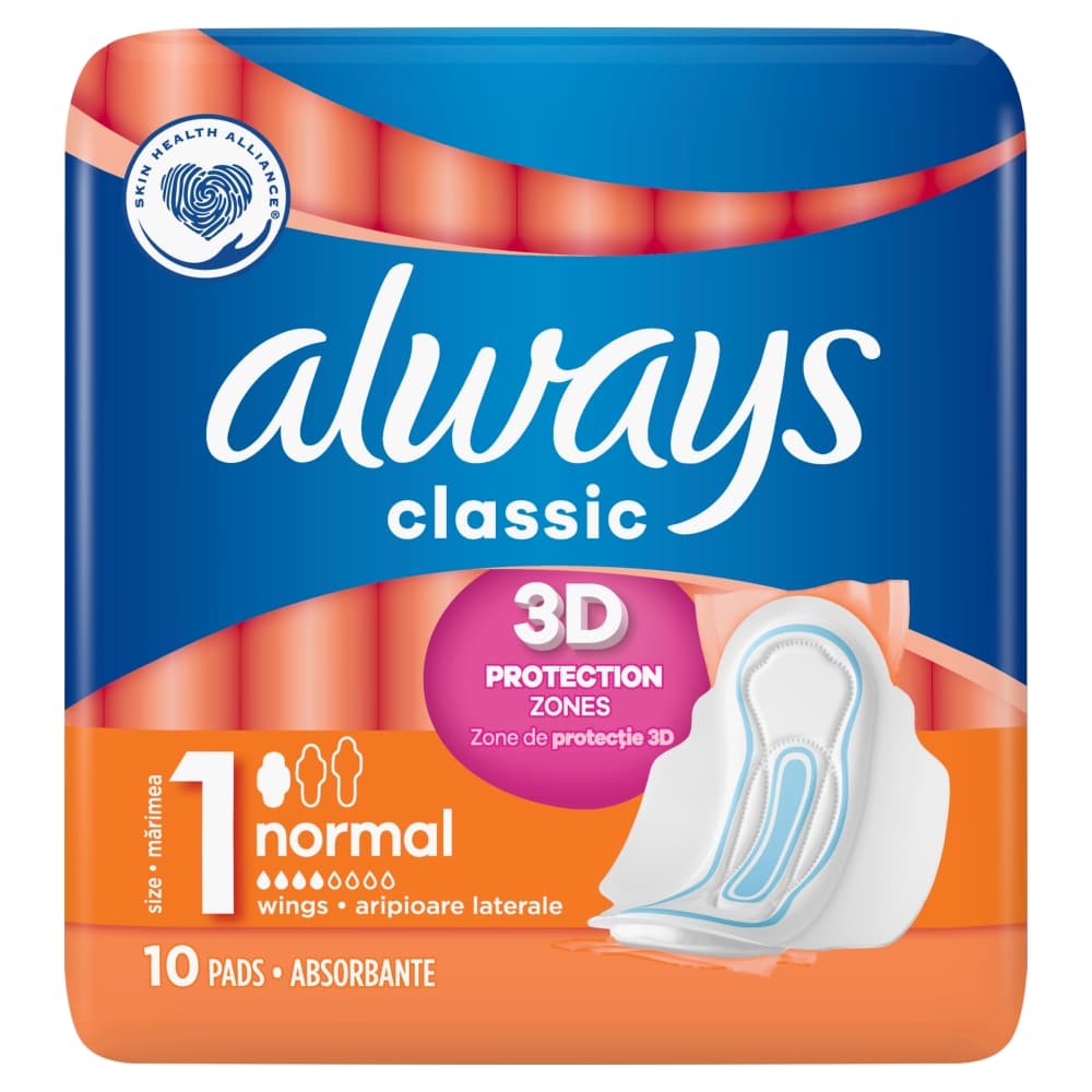 ALWAYS Podpaski higieniczne Classic Normal 10 szt.