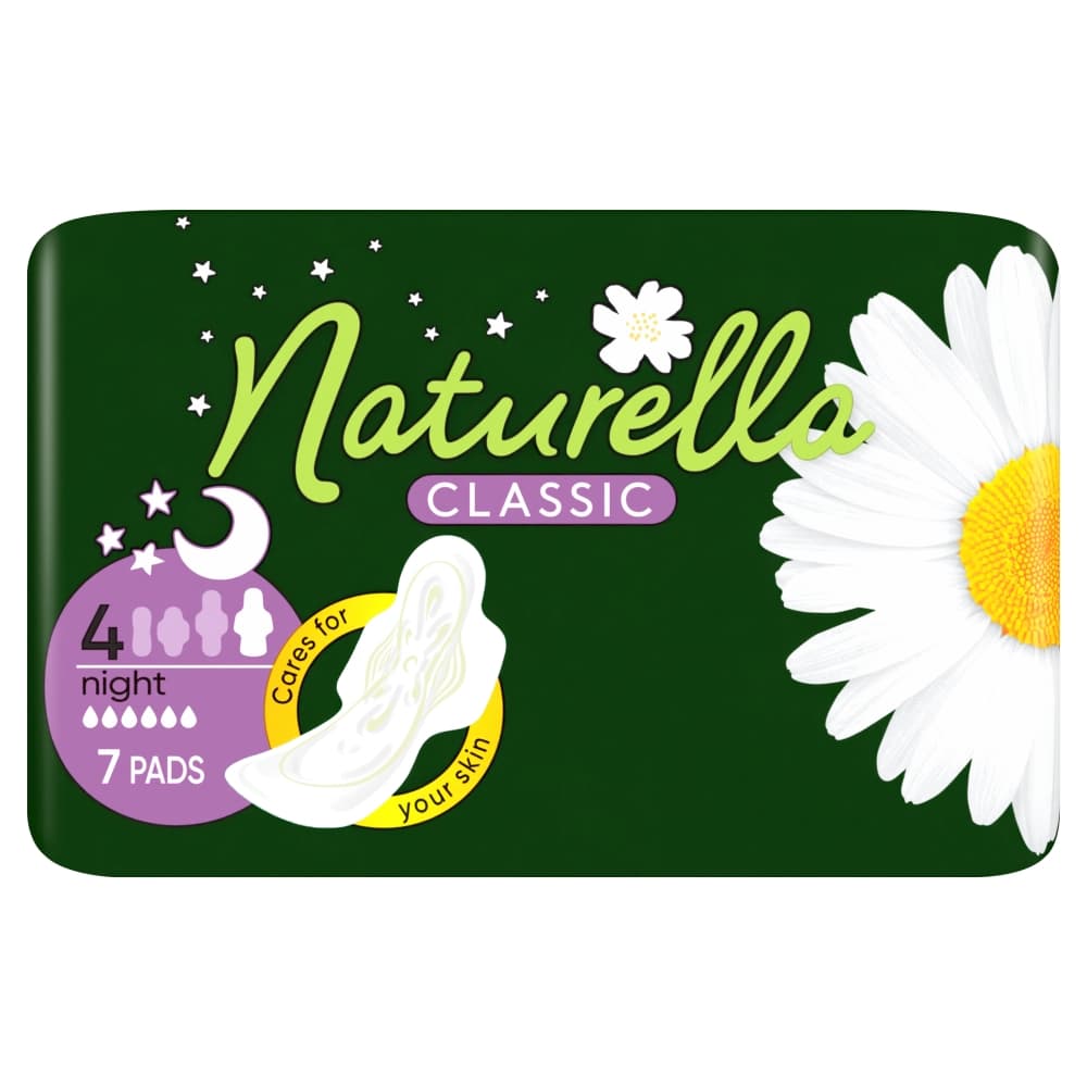 NATURELLA CLASSIC Podpaski higieniczne Night 7 szt.