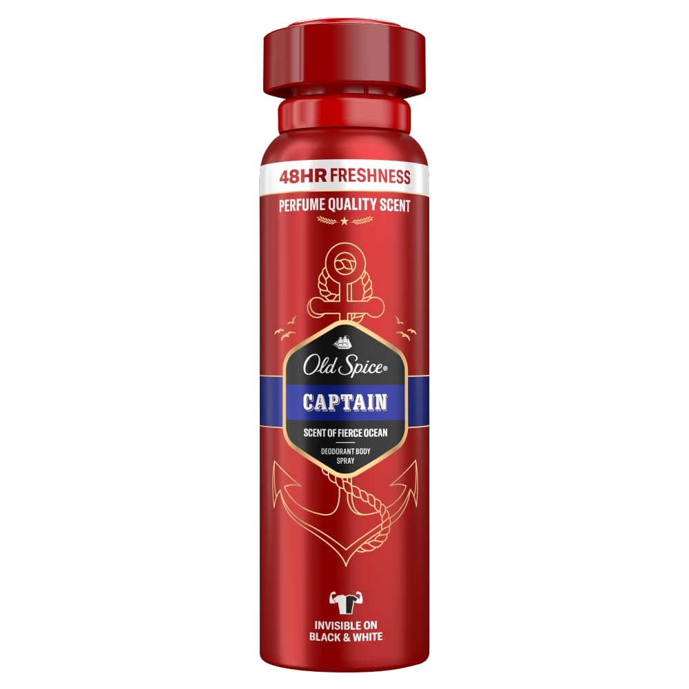 OLD SPICE CAPTAIN Dezodorant w sprayu dla mężczyzn 150 ml