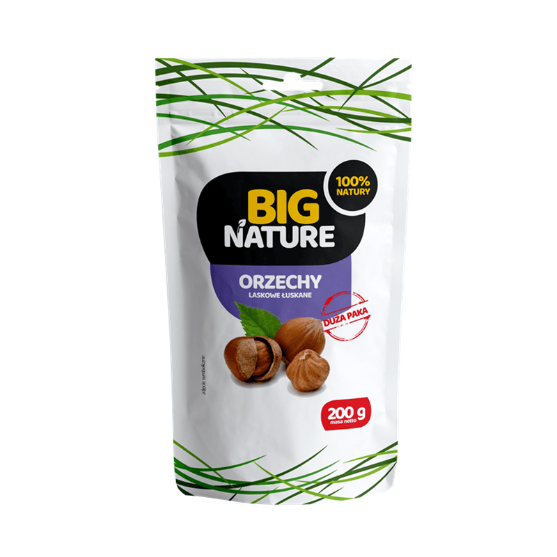BIG NATURE Orzech laskowy łuskany 200 g
