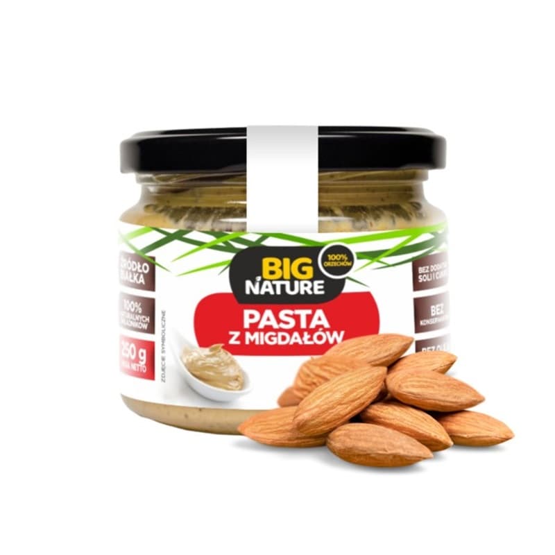 BIG NATURE Pasta z migdałów 250 g
