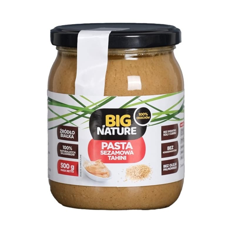 BIG NATURE Pasta sezamowa Tahini 500 g
