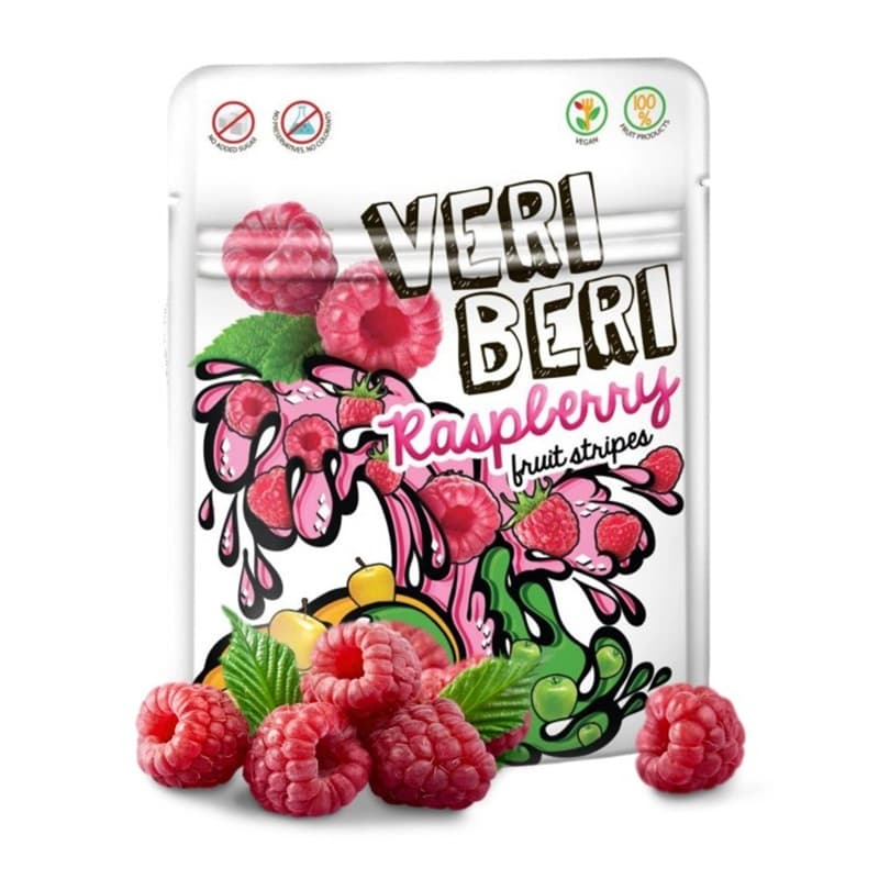 BIG NATURE Bezglutenowe żelki malinowe Veri Beri 50 g