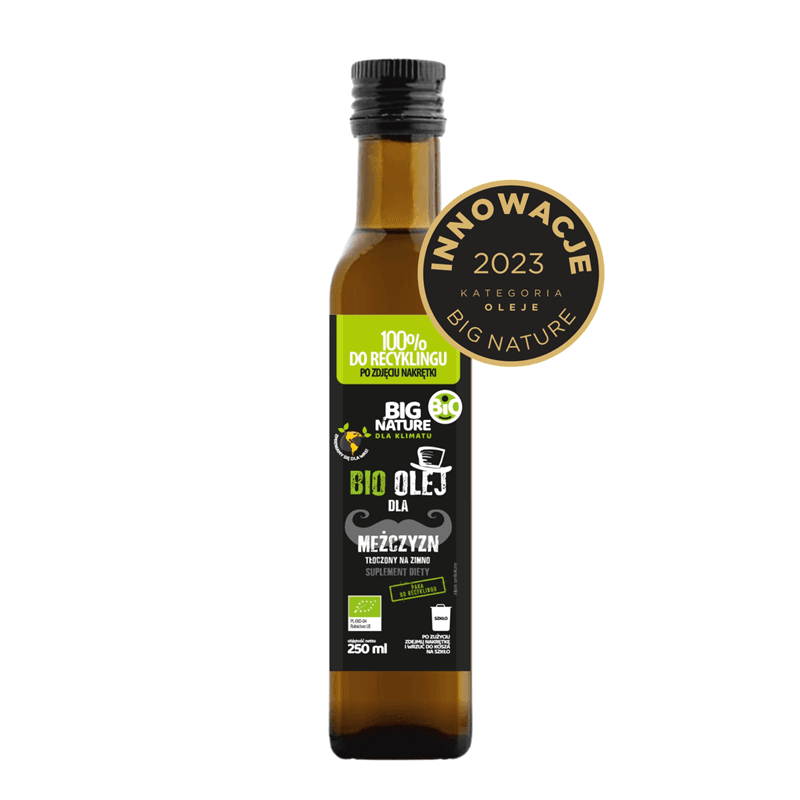 BIG NATURE Olej tłoczony na zimno Dla Mężczyzn BIO 250 ml