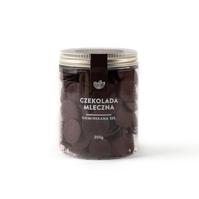 DESEO Dropsy czekoladowe Dominikana 52% 200 g