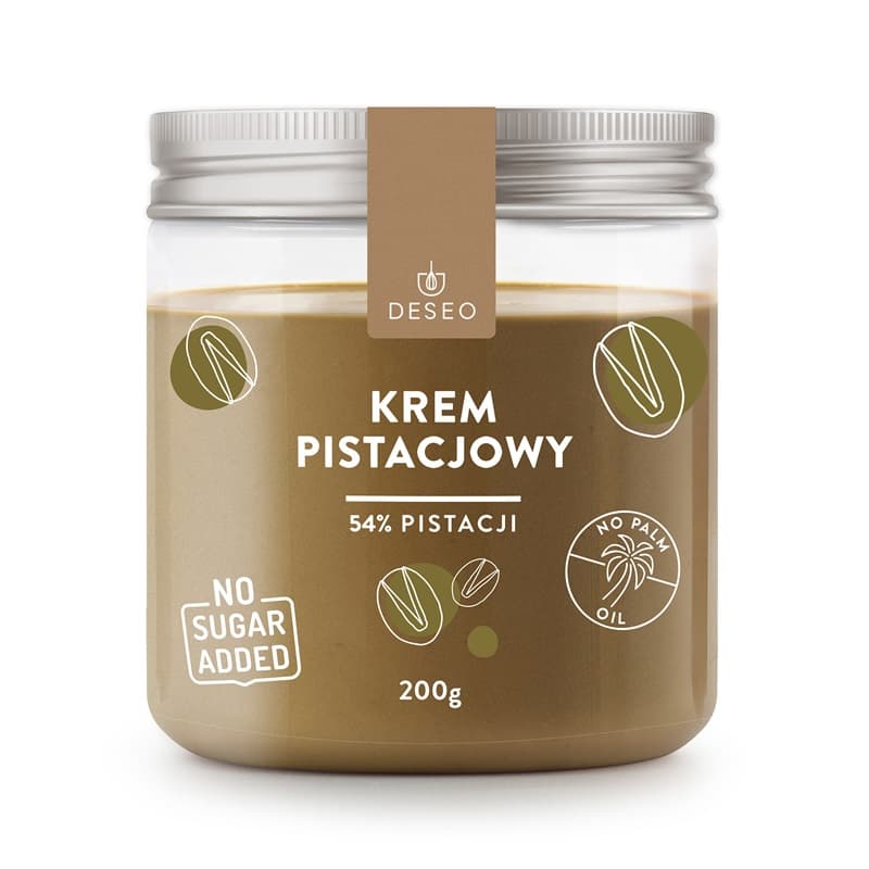 DESEO Krem pistacjowy bez cukru 200 g