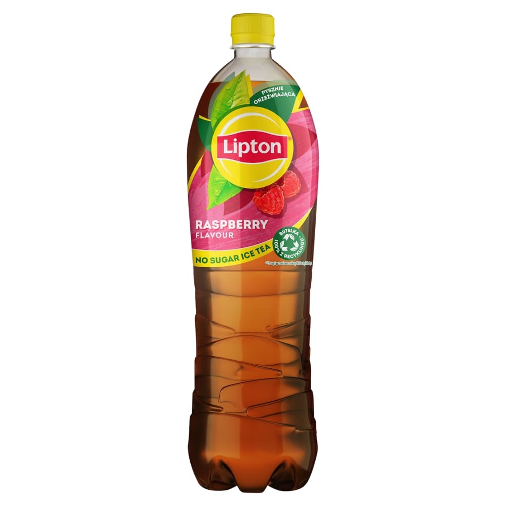 LIPTON ICE TEA ZERO Napój o smaku malinowym z ekstraktem z czarnej herbaty 1500 ml