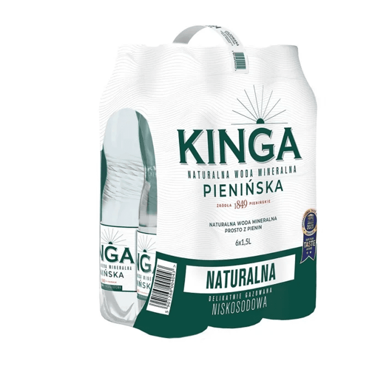 KINGA PIENIŃSKA Naturalna woda mineralna niskosodowa 6-pak 9000 ml