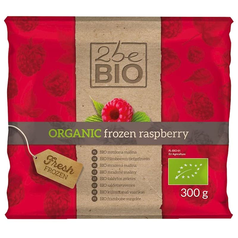 2beBIO Malina mrożona BIO 300 g