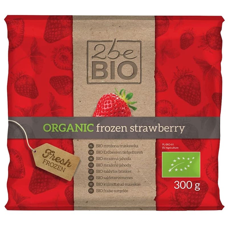 2beBIO Truskawka mrożona BIO 300 g