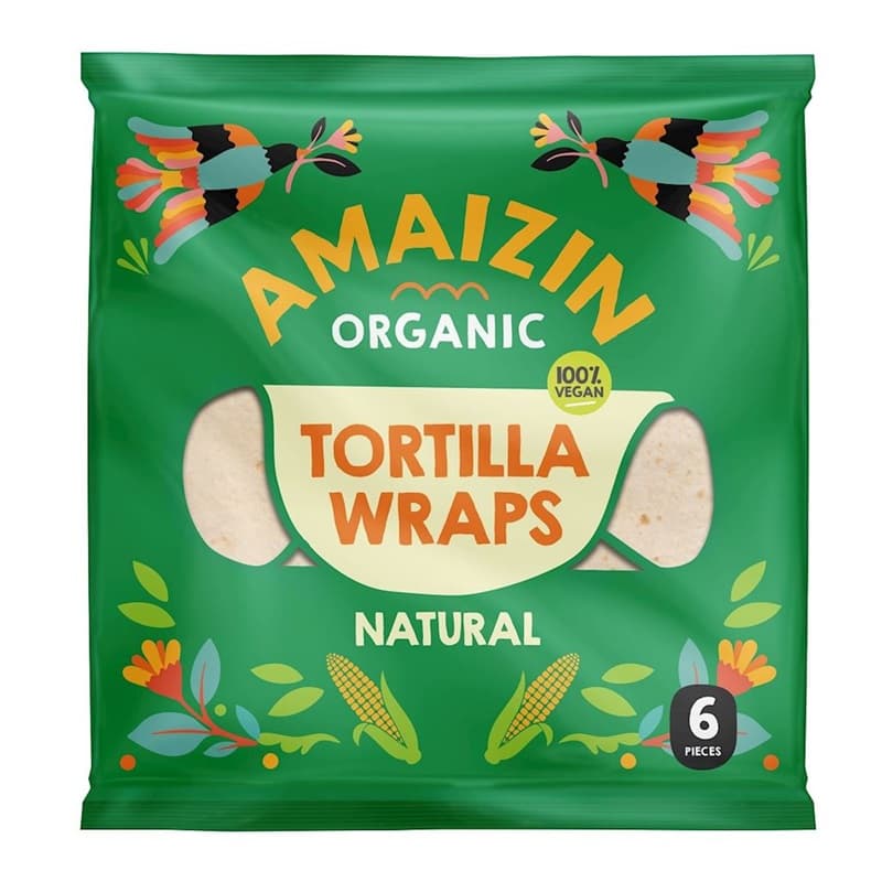 AMAIZIN Tortilla pszenna BIO 6 szt. 240 g