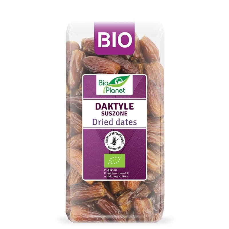 BIO PLANET Daktyle suszone bezglutenowe BIO 400 g