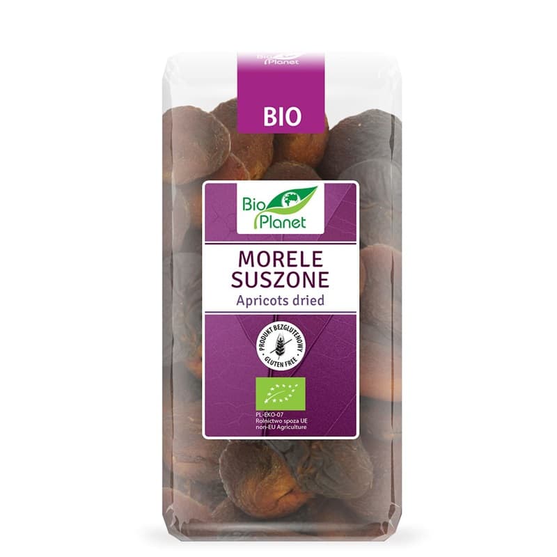 BIO PLANET Morele suszone bezglutenowe BIO 400 g