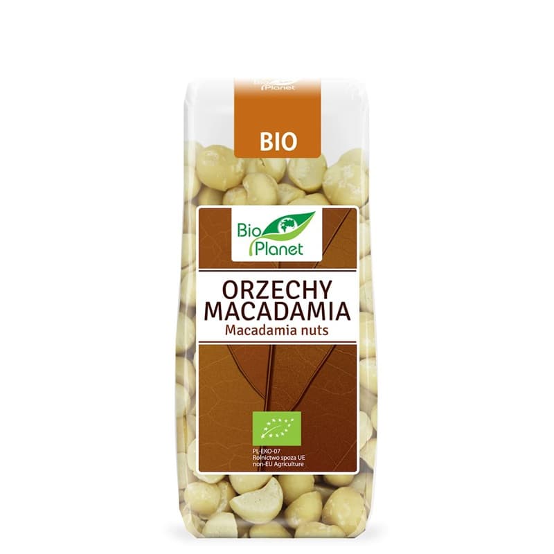 BIO PLANET Orzechy macadamia BIO 200 g