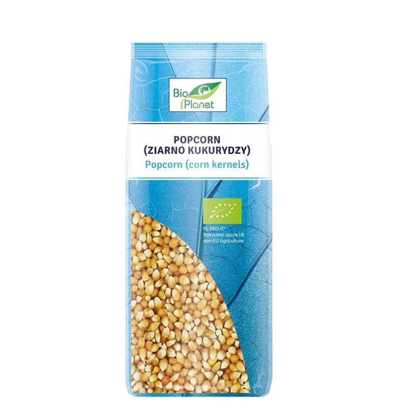 BIO PLANET Ziarno kukurydzy na popcorn BIO 400 g