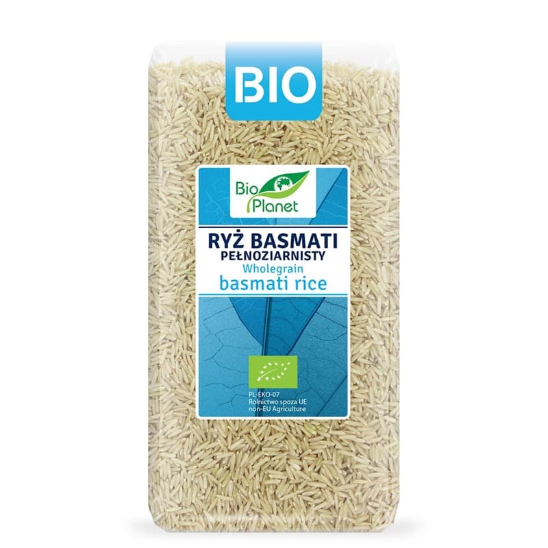 BIO PLANET Ryż basmati pełnoziarnisty BIO 500 g