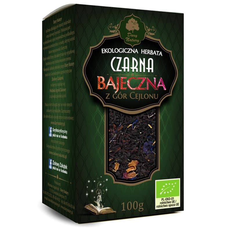 DARY NATURY Herbata czarna Bajeczna BIO 100 g