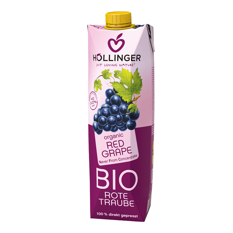 HOLLINGER Sok z czerwonych winogron NFC BIO 1000 ml