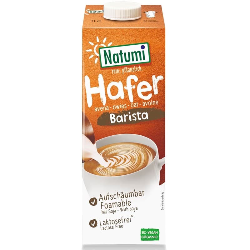 NATUMI Napój owsiano-sojowy Barista bez cukru BIO 1000 ml