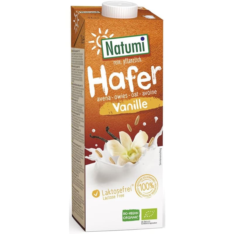 NATUMI Napój owsiano-waniliowy bez cukru BIO 1000 ml
