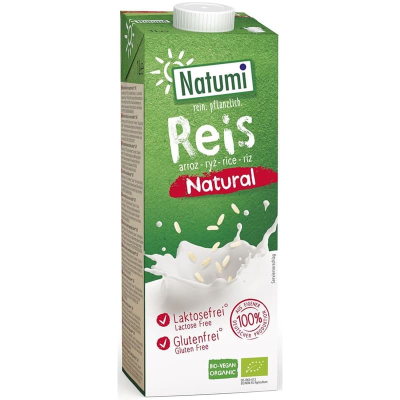NATUMI Napój ryżowy bez cukru bezglutenowy BIO 1000 ml