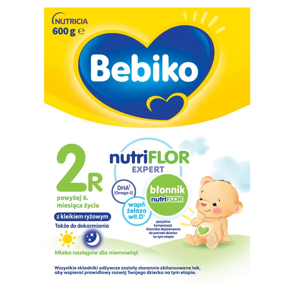 BEBIKO 2R Mleko następne dla niemowląt powyżej 6. miesiąca życia 600 g