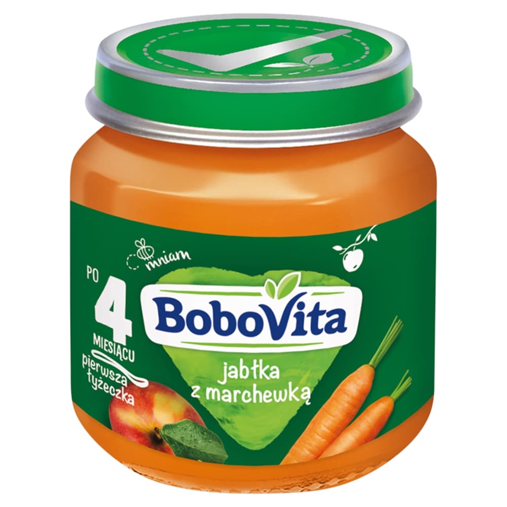 BOBOVITA Jabłka z marchewką po 4 miesiącu