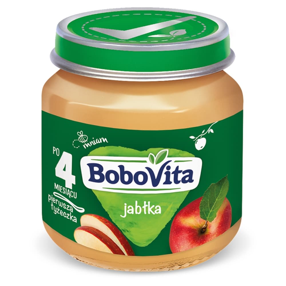 BOBOVITA Jabłka po 4 miesiącu 125 g