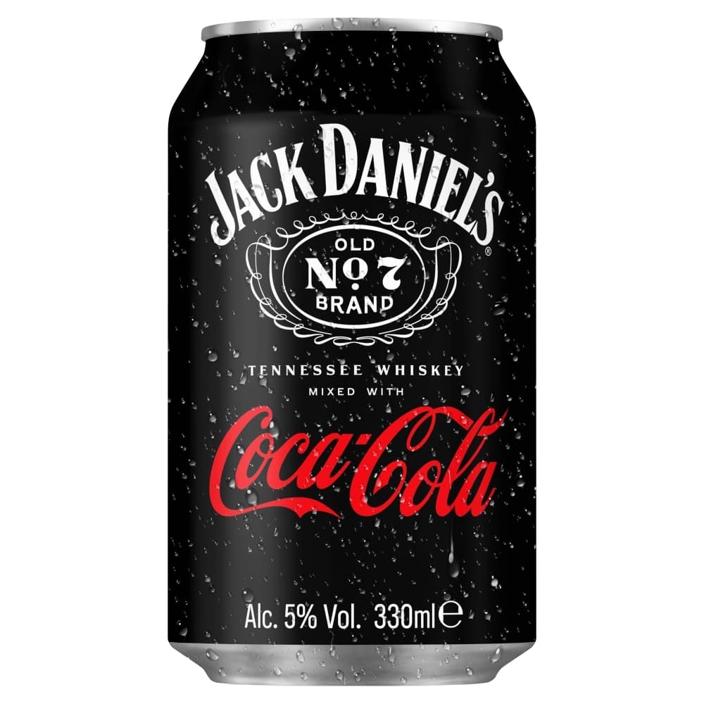 JACK DANIEL'S Tennessee Whiskey & Coca-Cola 5% 330 ml