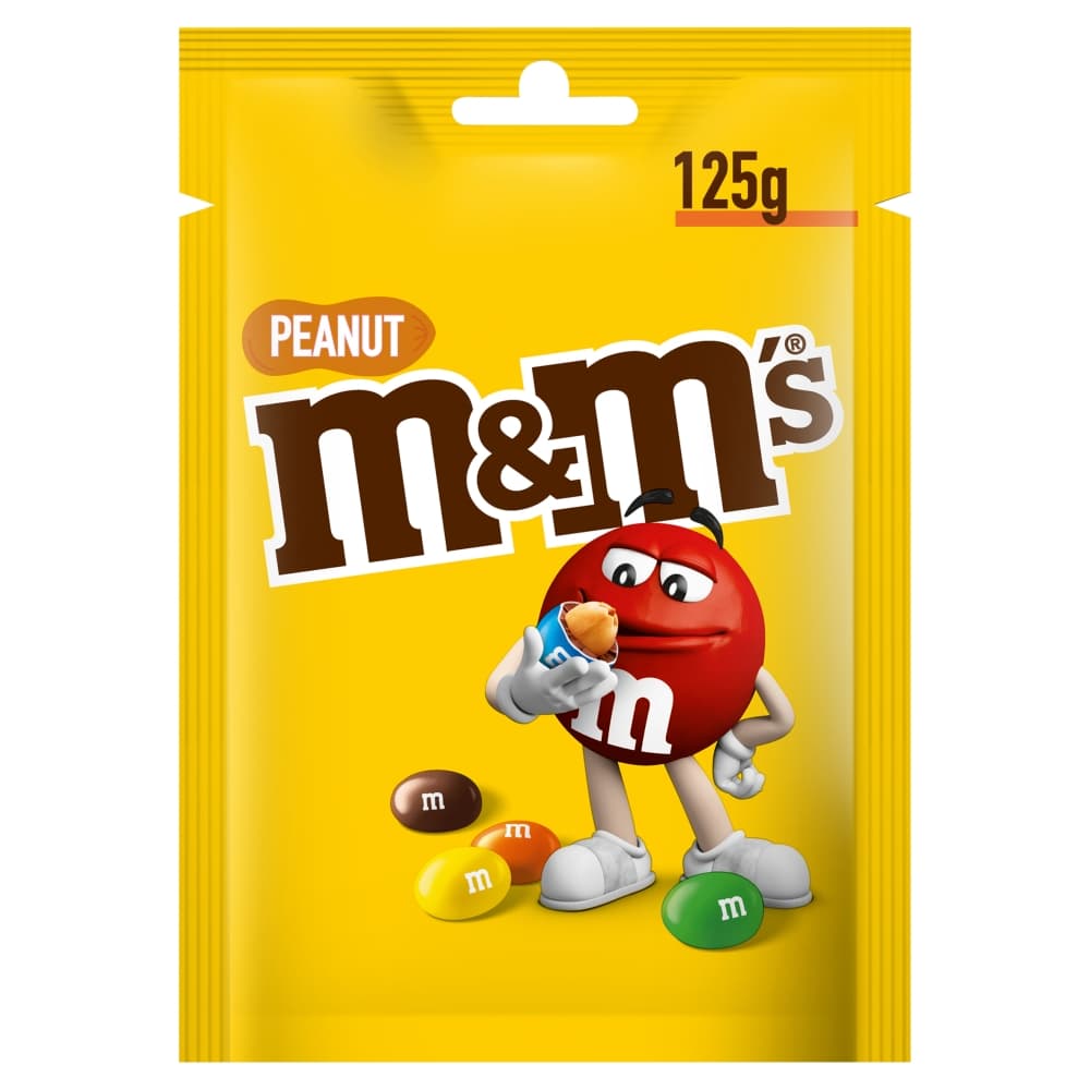 M&M'S Orzeszki ziemne oblane czekoladą w kolorowych skorupkach 125 g
