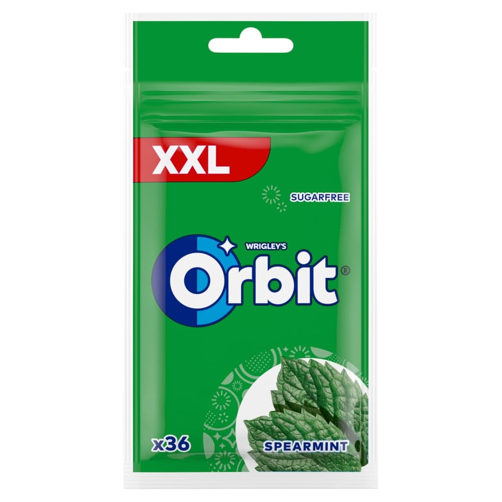ORBIT Guma do żucia bez cukru Spearmint 36 drażetek 50 g