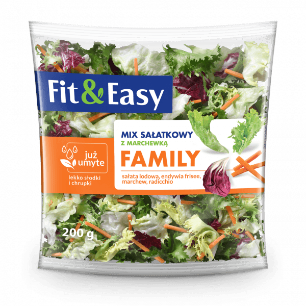 FIT&EASY FAMILY Mix sałatkowy z marchewką 200 g