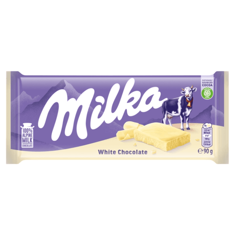 MILKA Czekolada biała 90 g