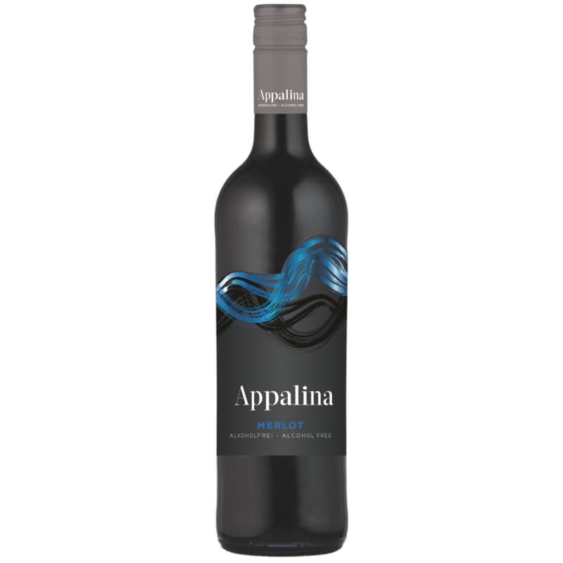 APPALINA Wino Merlot czerwone bezalkoholowe 750 ml
