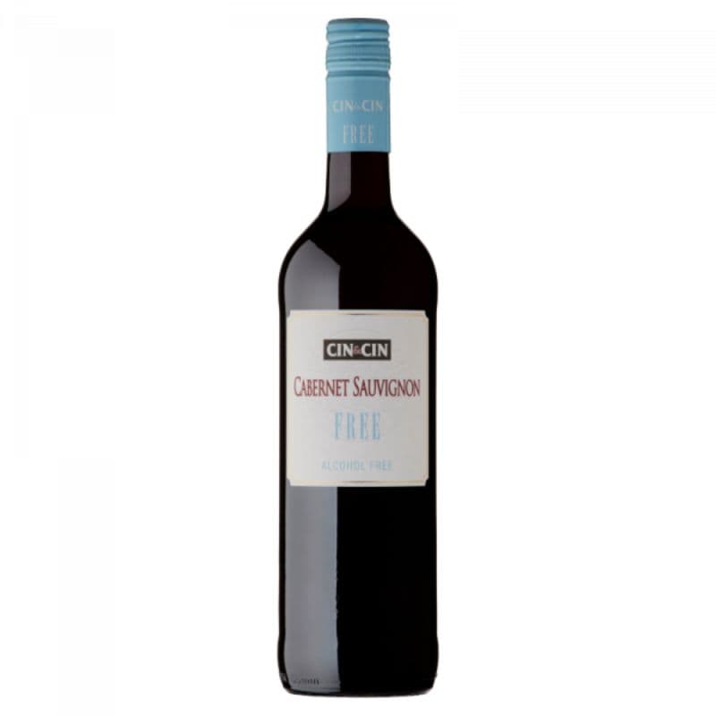 CIN&CIN Wino Cabernet Sauvignon czerwone bezalkoholowe 750 ml