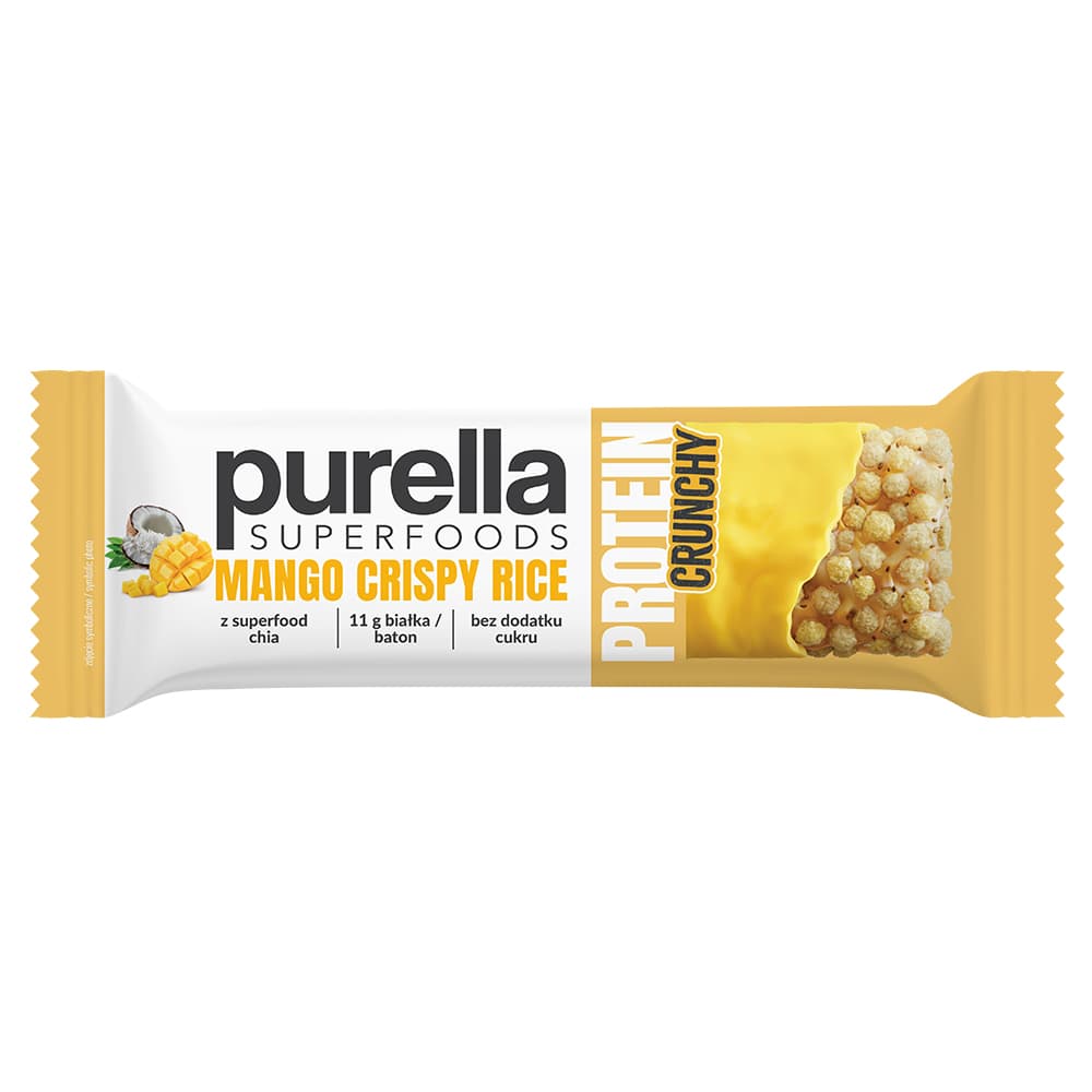 PURELLA SUPERFOODS Baton proteinowy mango 45 g