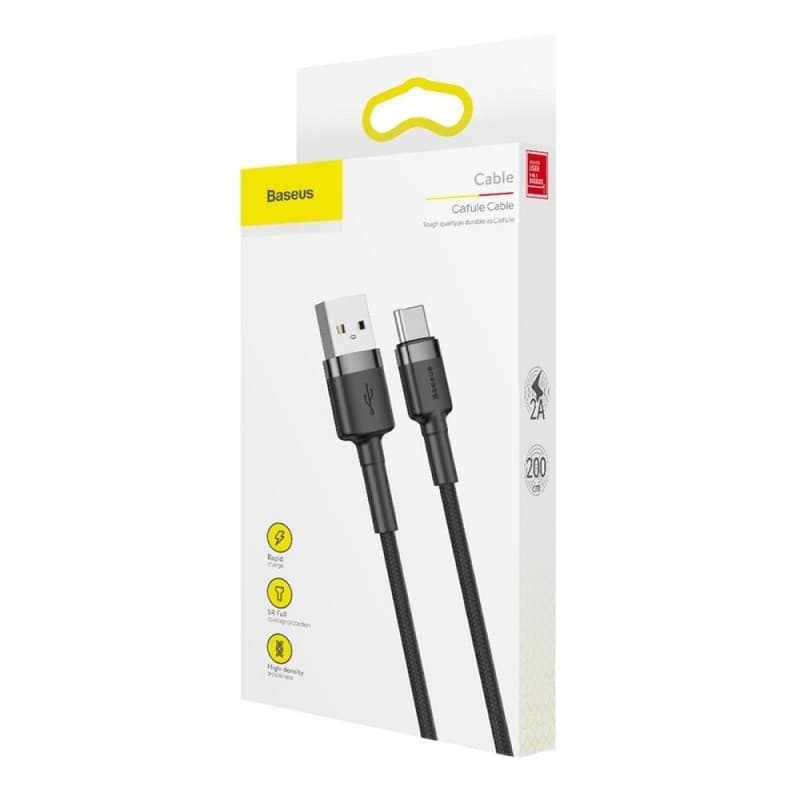 BASEUS Kabel USB-C Quick Charge 2A 2m 1 szt.