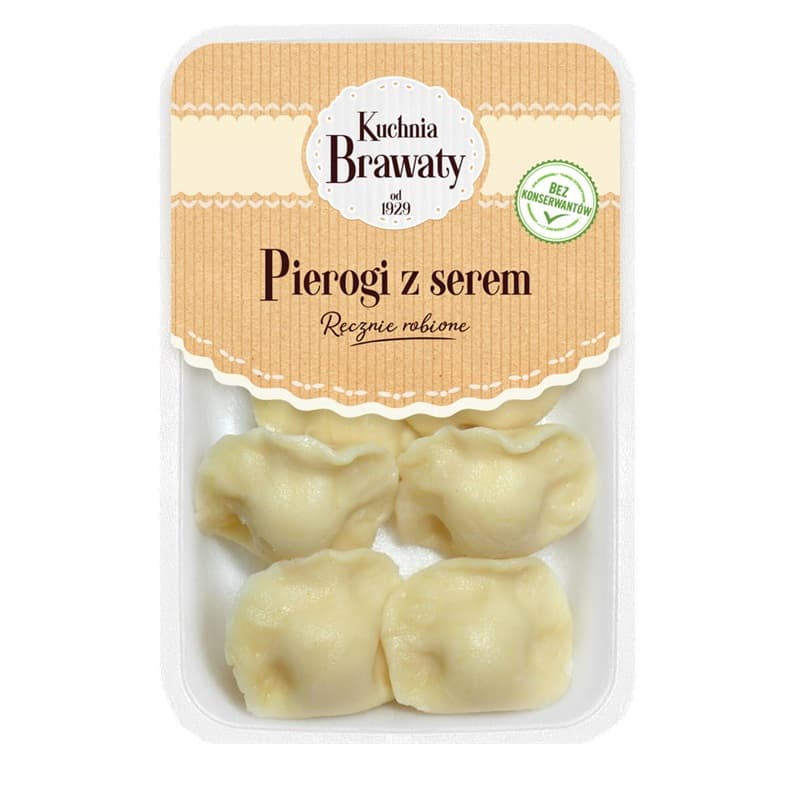 KUCHNIA BRAWATY Pierogi z serem 330 g