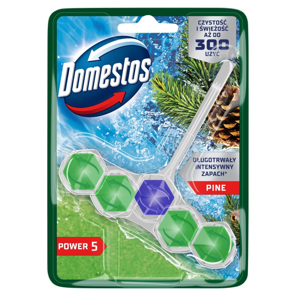 DOMESTOS POWER 5 Kostka toaletowa Pine 50 g