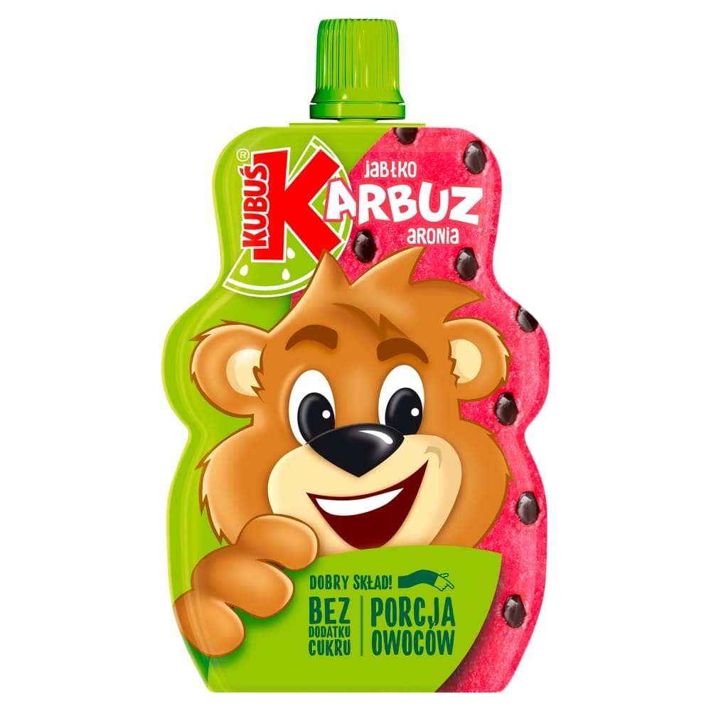 KUBUŚ Mus jabłko arbuz aronia 100 g